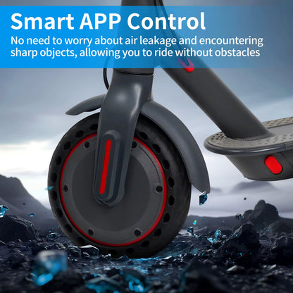 LP80 Electric Scooter 36V 10.4Ah Big Battery 350W 15Miles Long Range 19Mph Foldable 8.5Inch Smart City Commuter Escooter